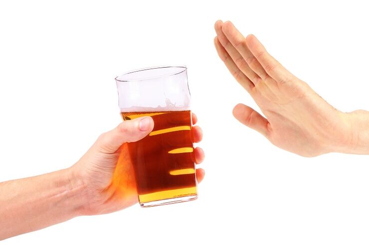 recusa de álcool e o que acontecerá se você beber todos os dias