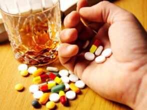 antibióticos e efeitos do álcool da combinação