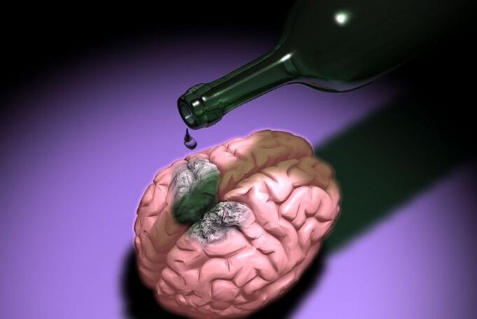 como o álcool afeta o cérebro