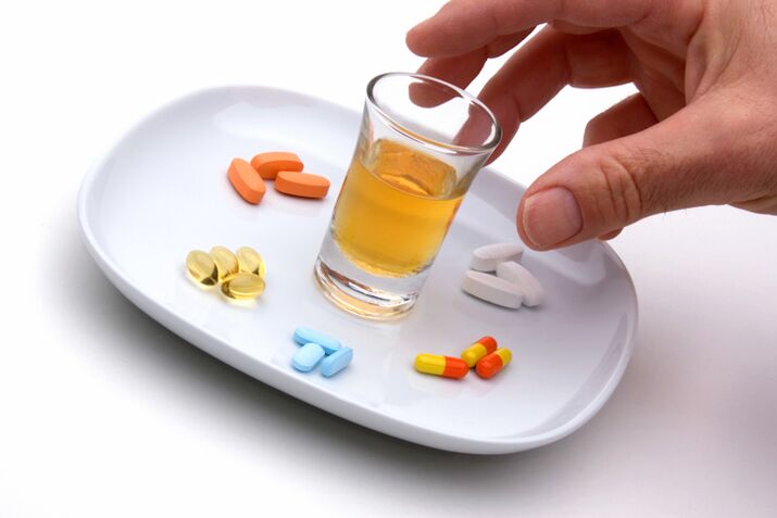 compatibilidade com álcool e antibióticos